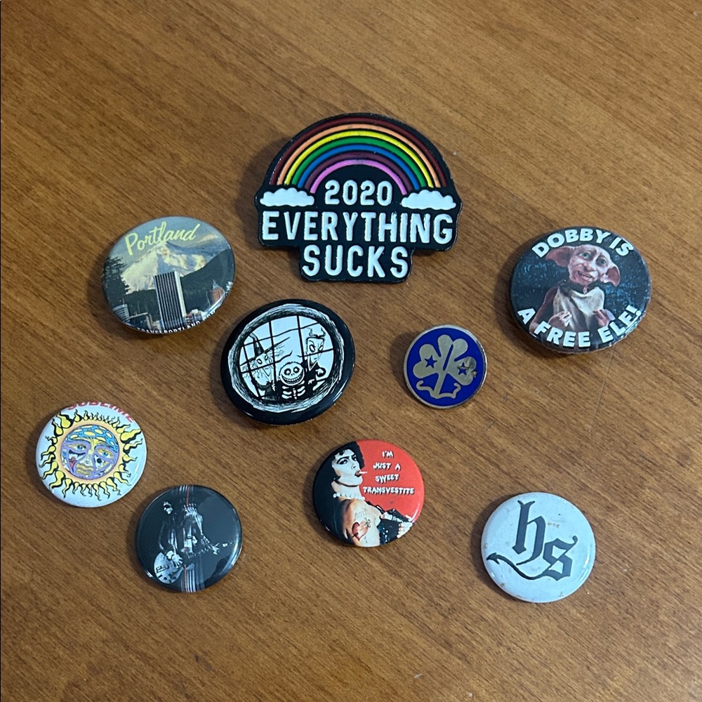 Miscellaneous Pin / Button Bundle